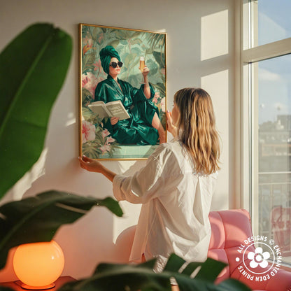 Having a Boyfriend Is Embarrassing Print: Vogue-Inspired Girly Wall Art