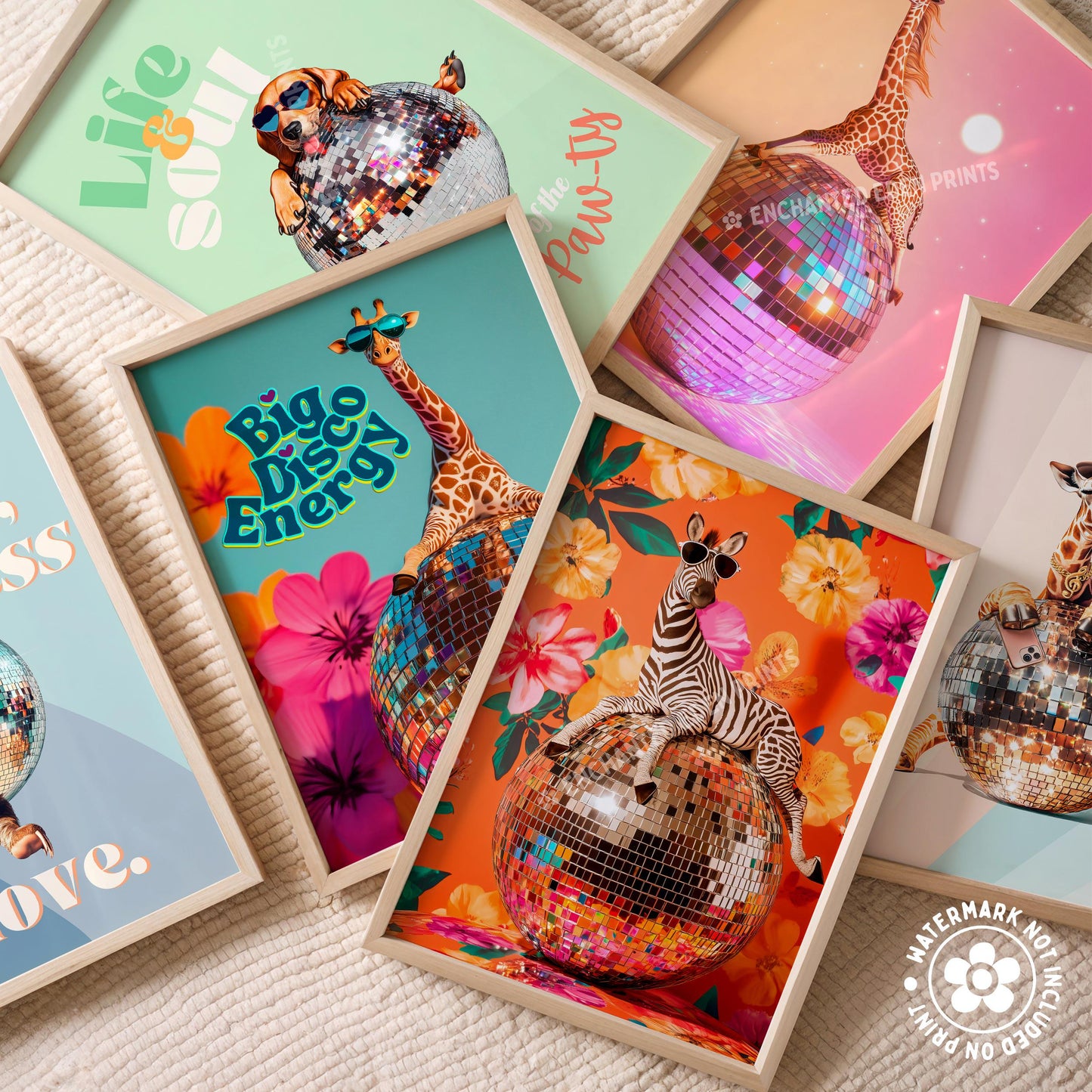 a bunch of cards that are on a table