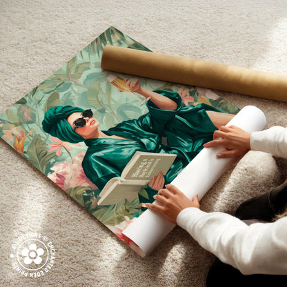 Having a Boyfriend Is Embarrassing Print: Vogue-Inspired Girly Wall Art