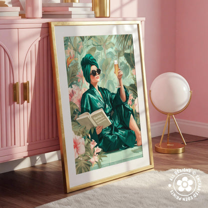 Having a Boyfriend Is Embarrassing Print: Vogue-Inspired Girly Wall Art