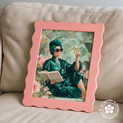 Having a Boyfriend Is Embarrassing Print: Vogue-Inspired Girly Wall Art