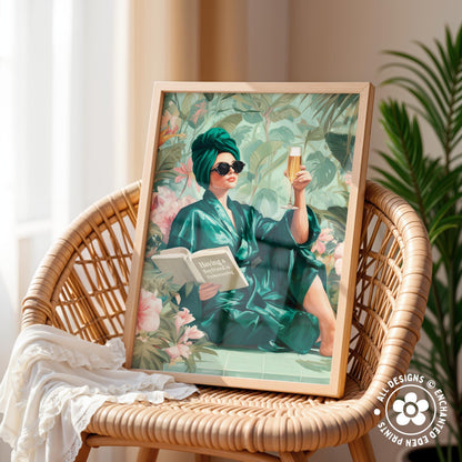 Having a Boyfriend Is Embarrassing Print: Vogue-Inspired Girly Wall Art