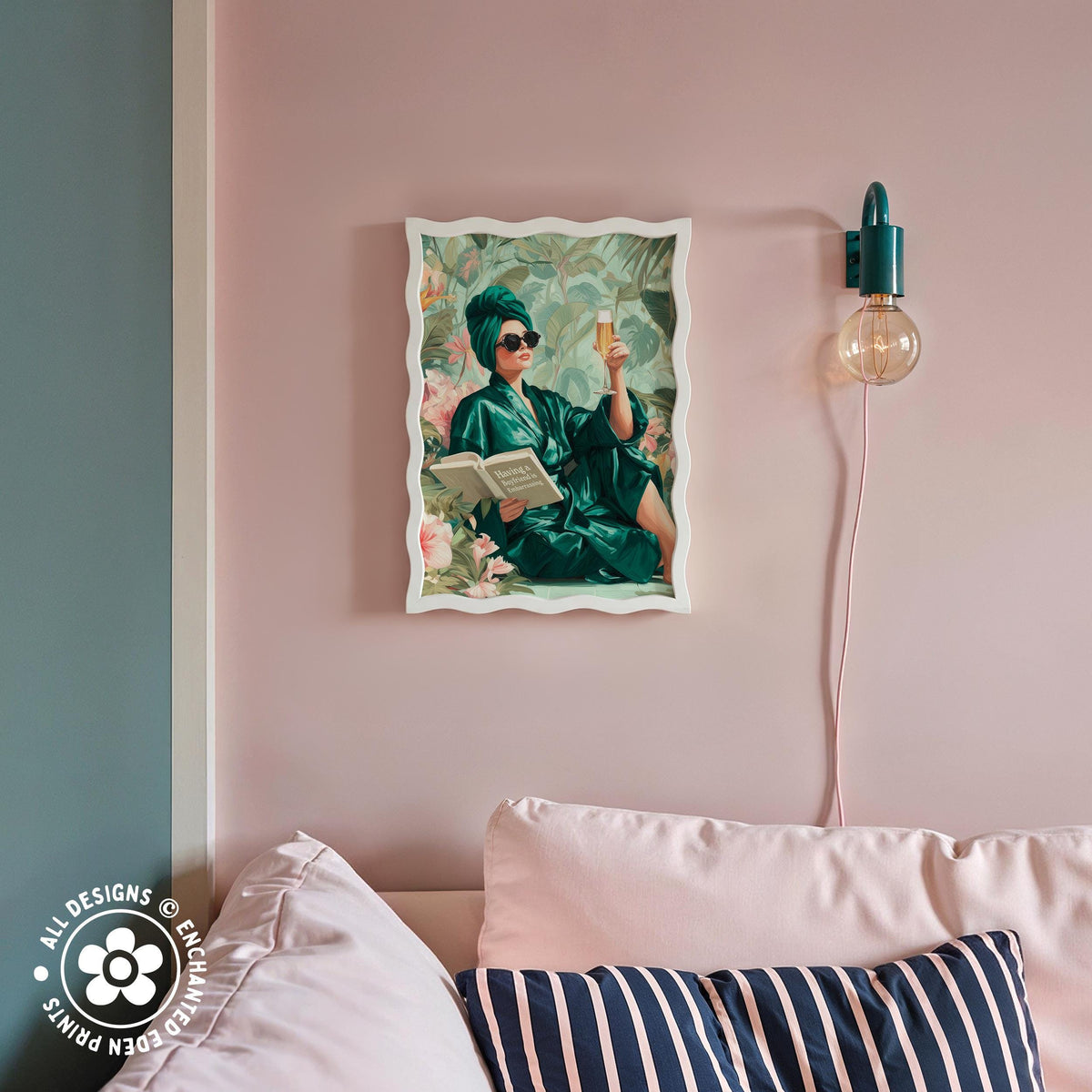 Having a Boyfriend Is Embarrassing Print: Vogue-Inspired Girly Wall Art