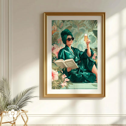 Having a Boyfriend Is Embarrassing Print: Vogue-Inspired Girly Wall Art