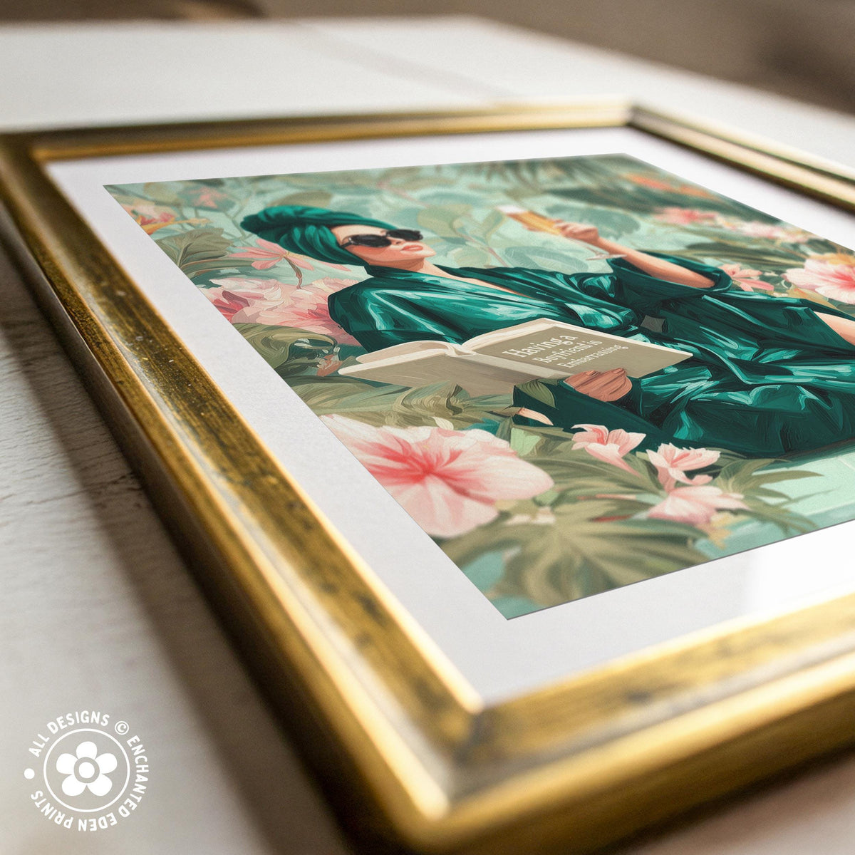 Having a Boyfriend Is Embarrassing Print: Vogue-Inspired Girly Wall Art