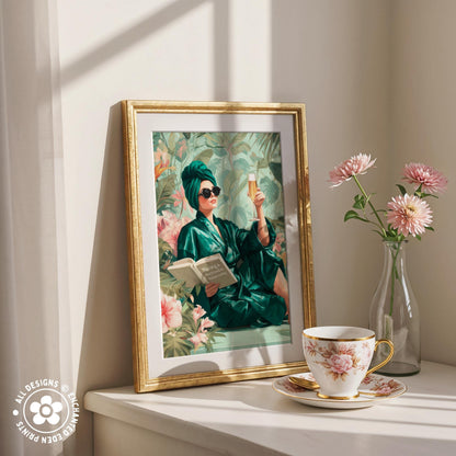 Having a Boyfriend Is Embarrassing Print: Vogue-Inspired Girly Wall Art